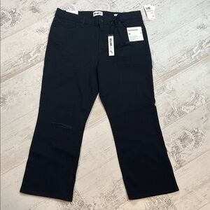 William Rast Black Midrise Crop Boot Jeans Iconic Vintage Size 32